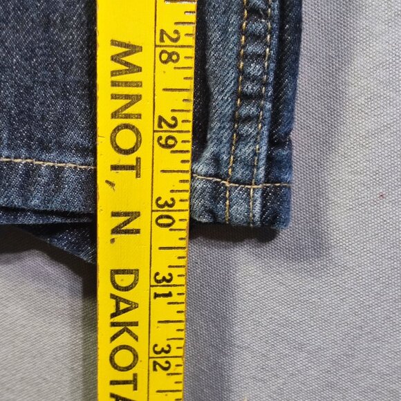 Signature by Levi Strauss jeans Bootcut men's size 34x30 dark washed blue - Picture 9 of 10